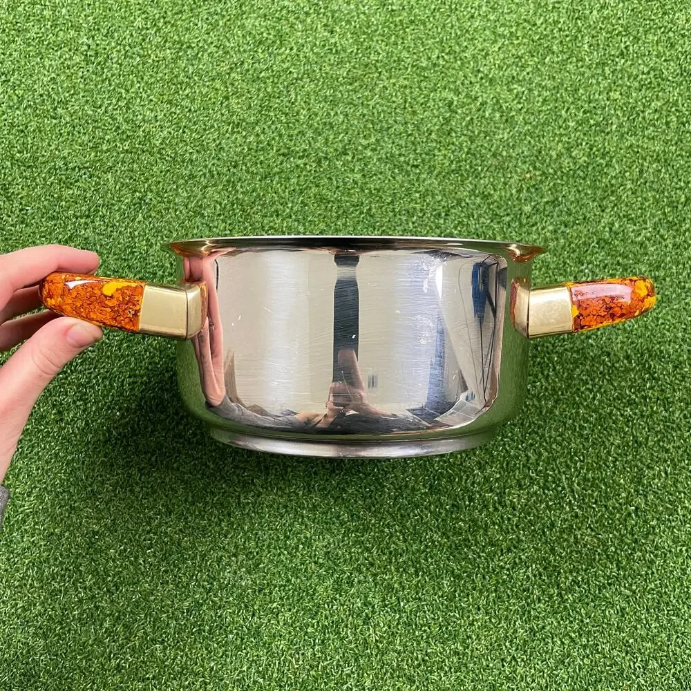 Lacor Stainless Steel Cooking Pots 2 Piece Set 18/10